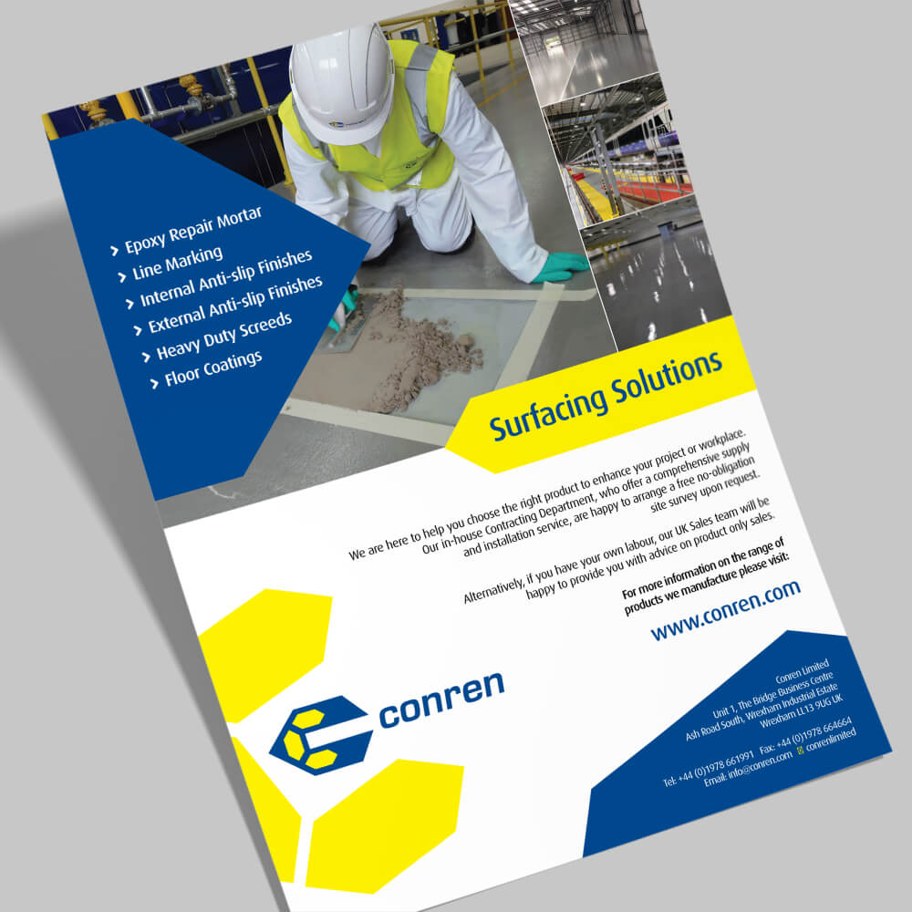 Flyers, Leaflets & Menu Design Wrexham