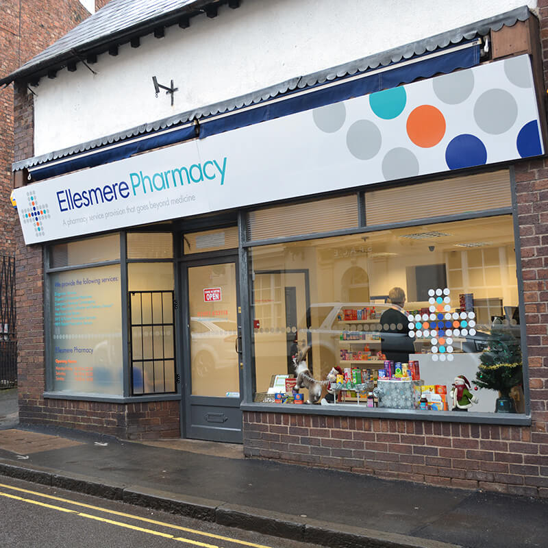 Ellesmere Pharmacy signage