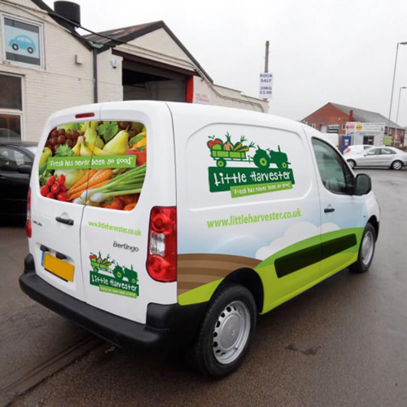 Little Harvester van graphics