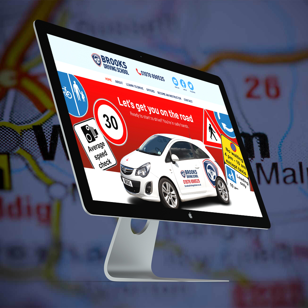 Brooks Driving School website