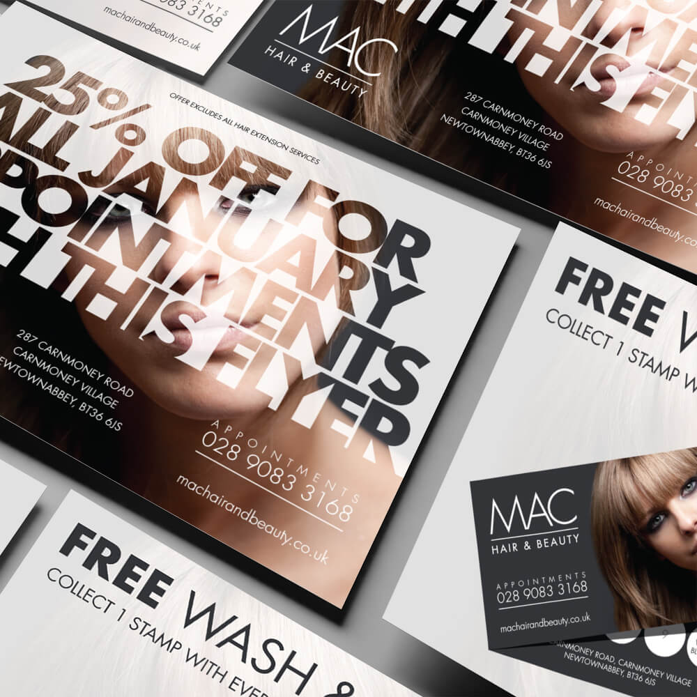 MAC Hair & Beauty leaflets