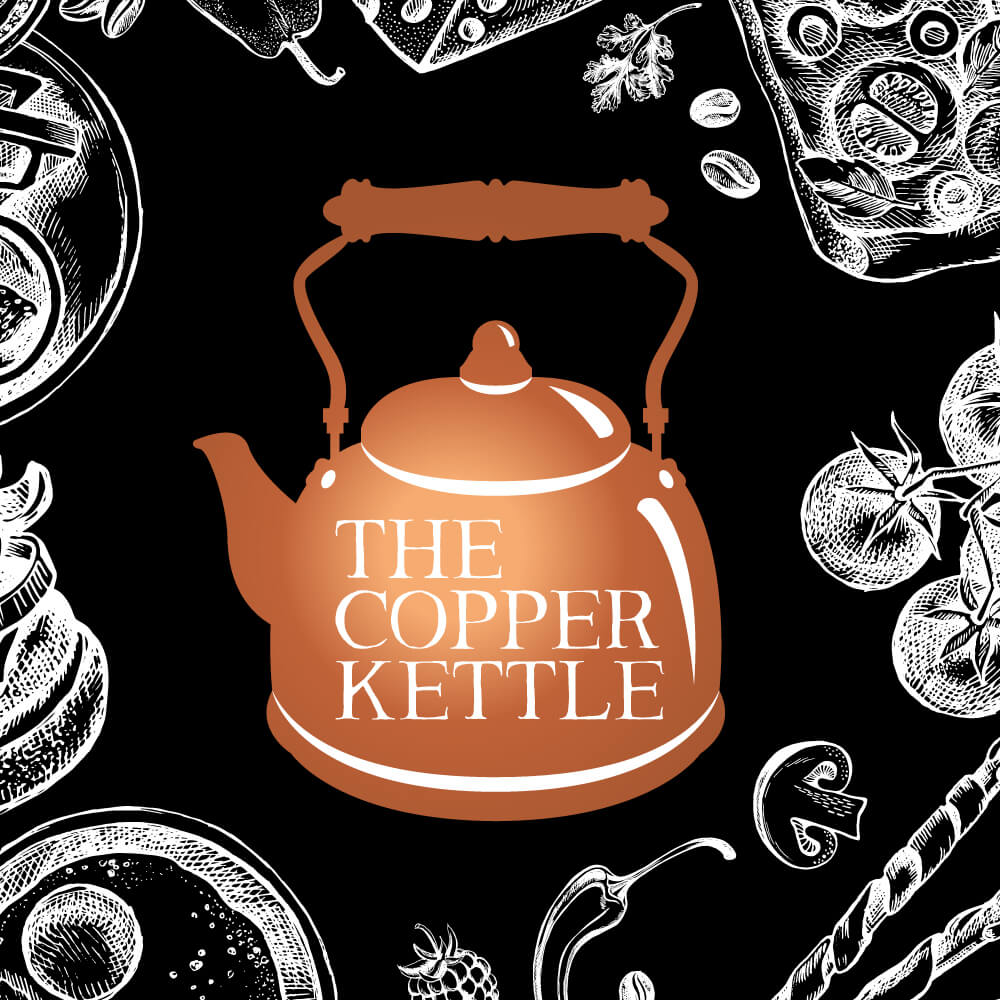 The Copper Kettle logo design